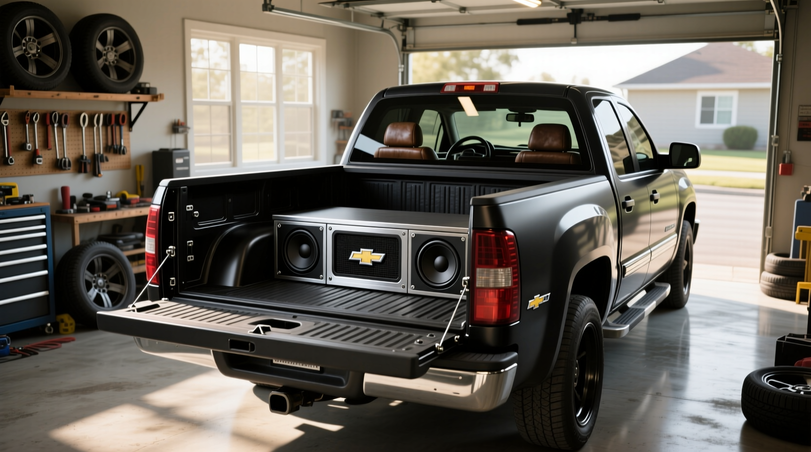 06 Chevy Silverado Crew Cab Subwoofer Box Guide