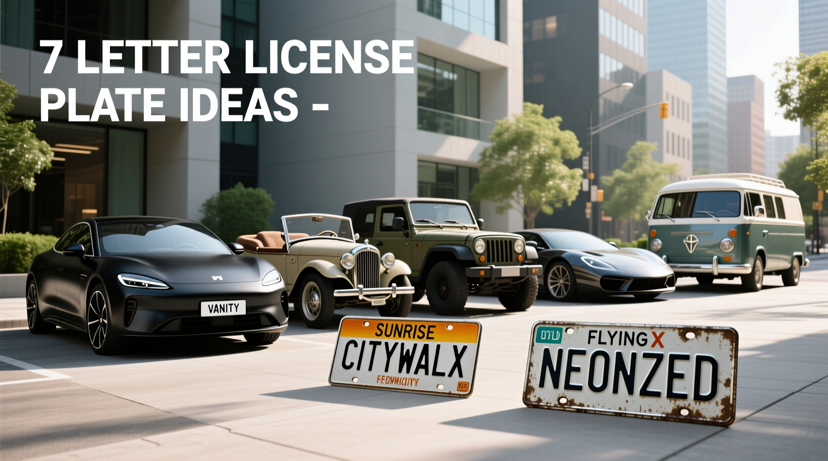 7 letter license plate ideas tips