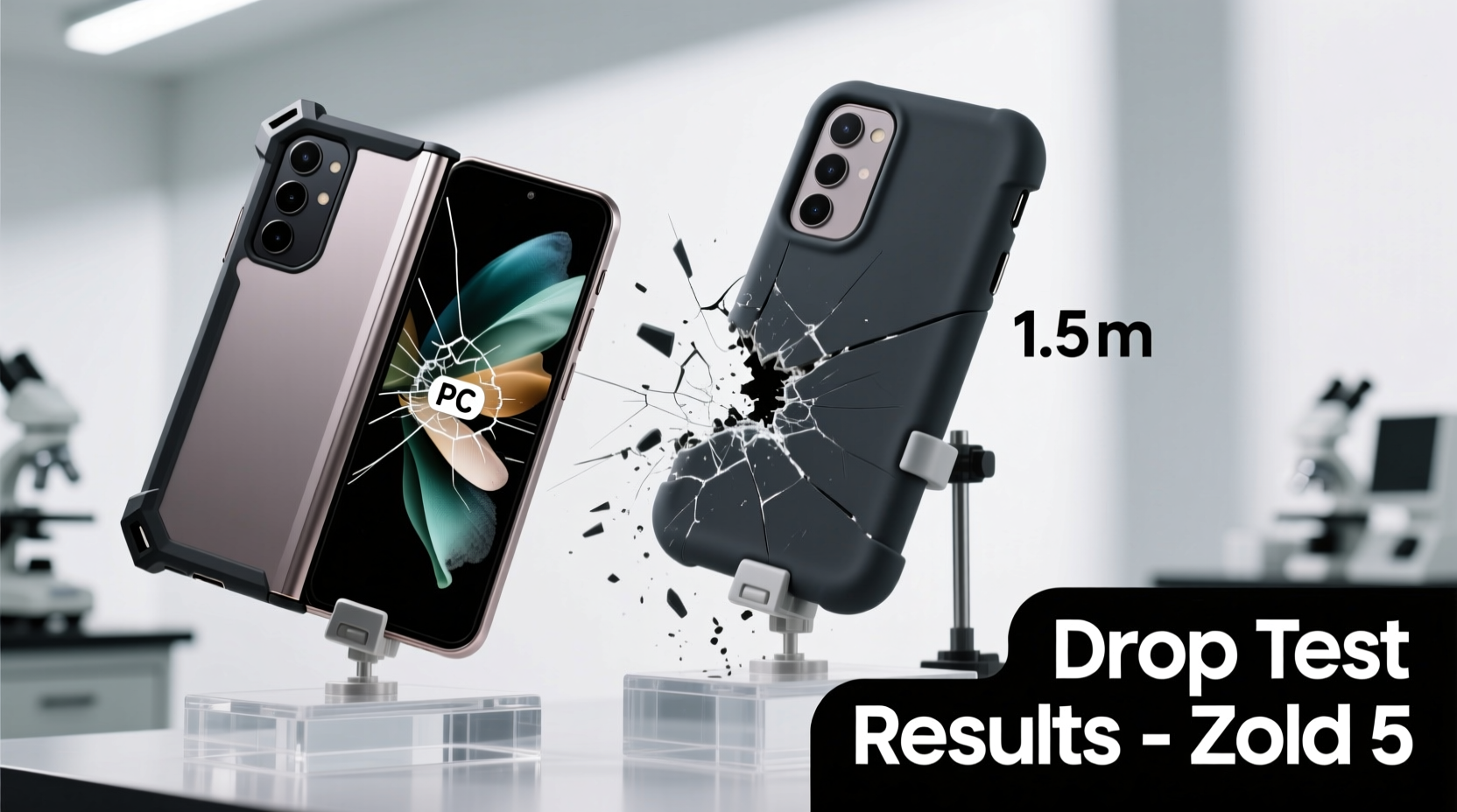 hard pc case vs silicone case for z fold which one actually protects better against drops