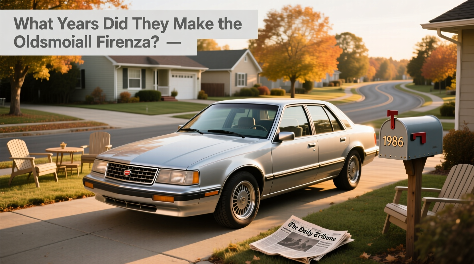 Oldsmobile Firenza Hatchback Guide: What Years Were Made?