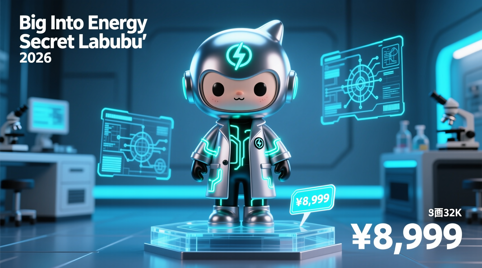how much does the big into energy secret labubu cost
