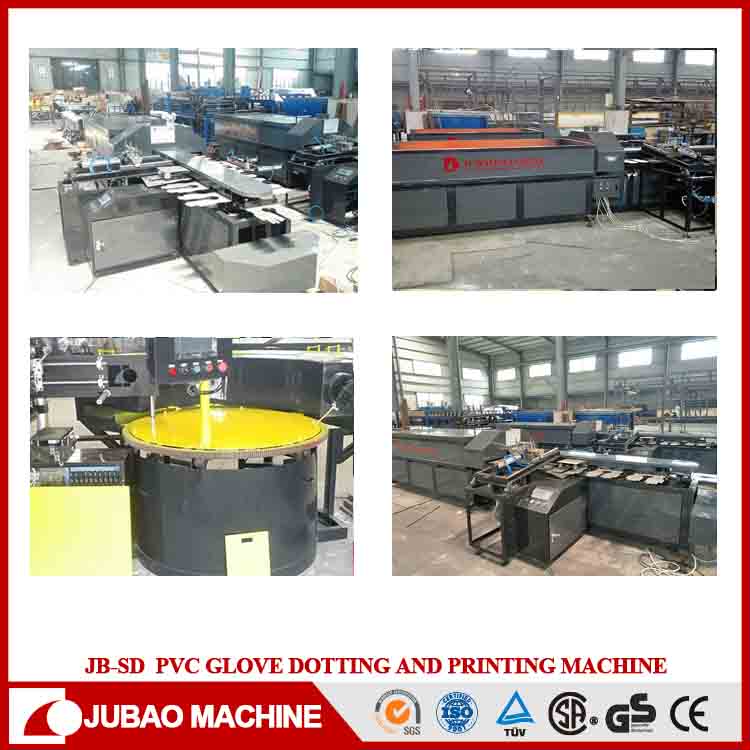 PVC glove dotting and printing production equipment