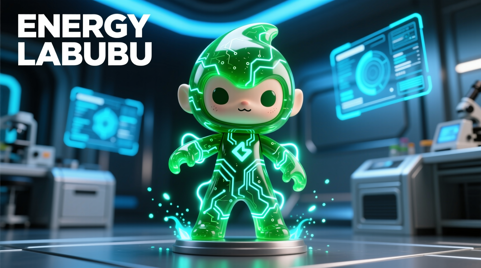 what is the green big into energy labubu called