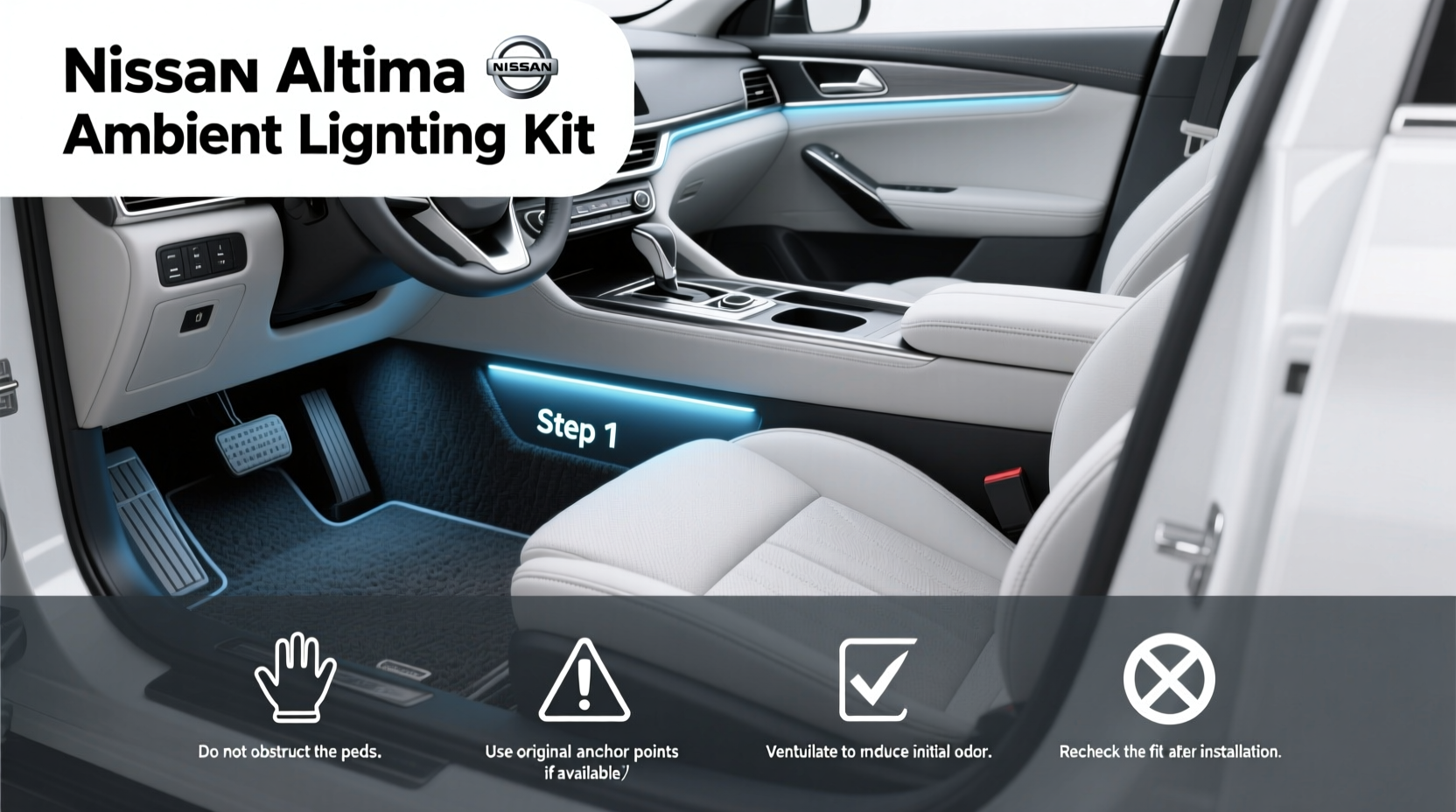 Nissan Altima Ambient Lighting Kit Buying Guide