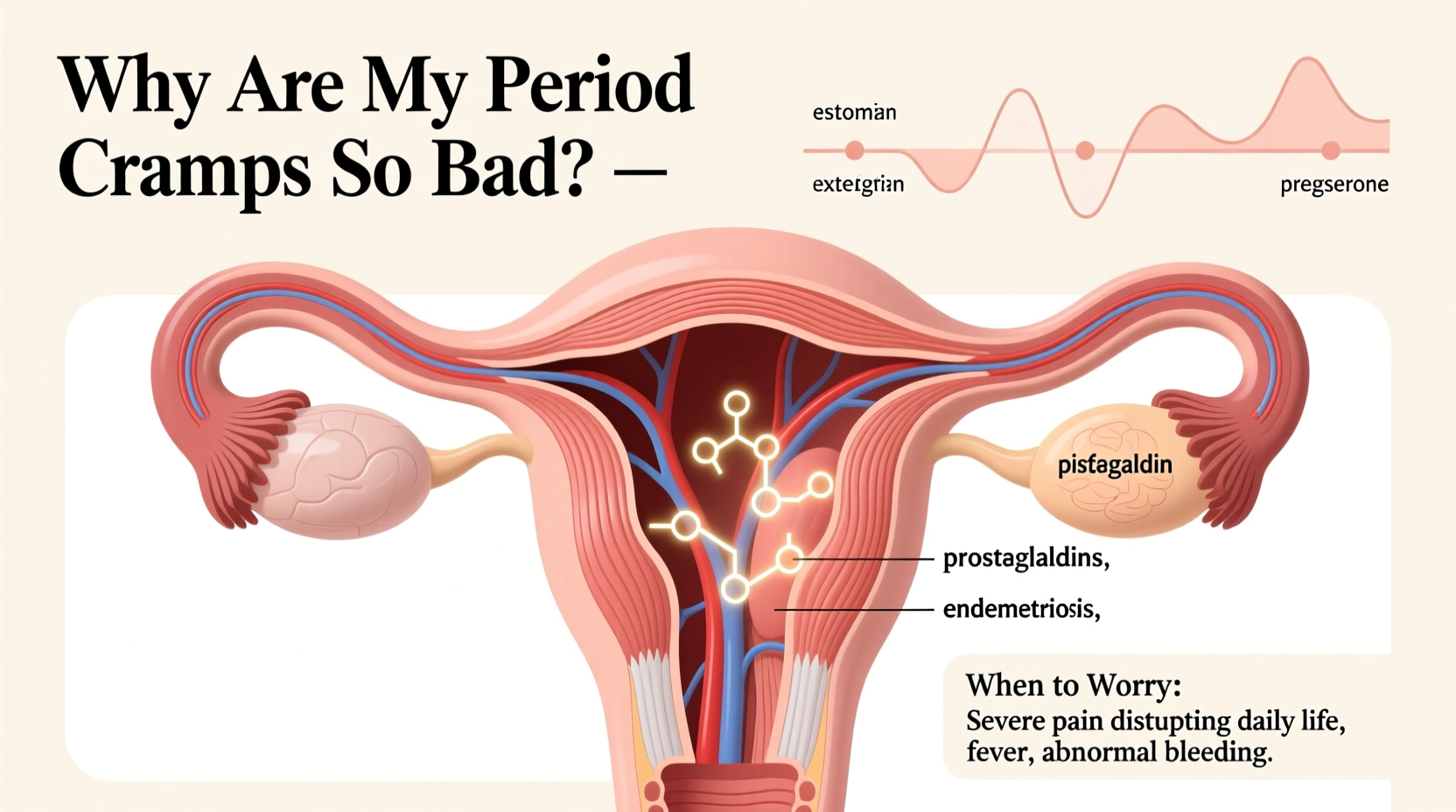 why are my period cramps so bad causes when to worry