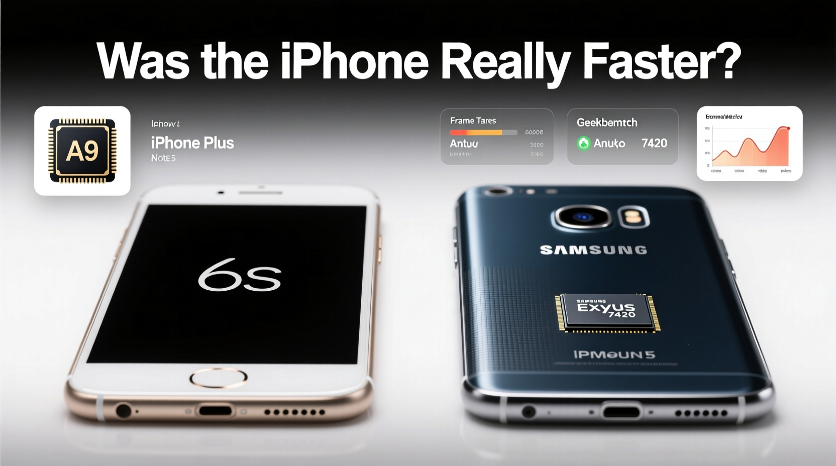 iphone 6s plus vs galaxy note 5 was the iphone really faster