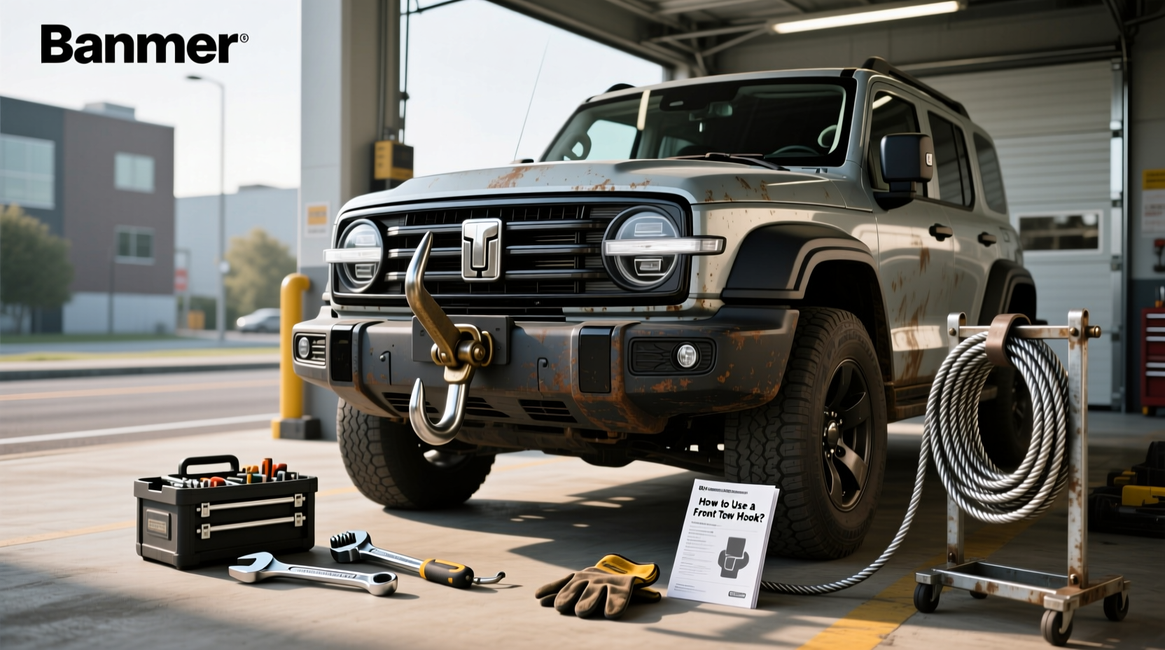 How to choose front tow hook, How to use a front tow hook? guide