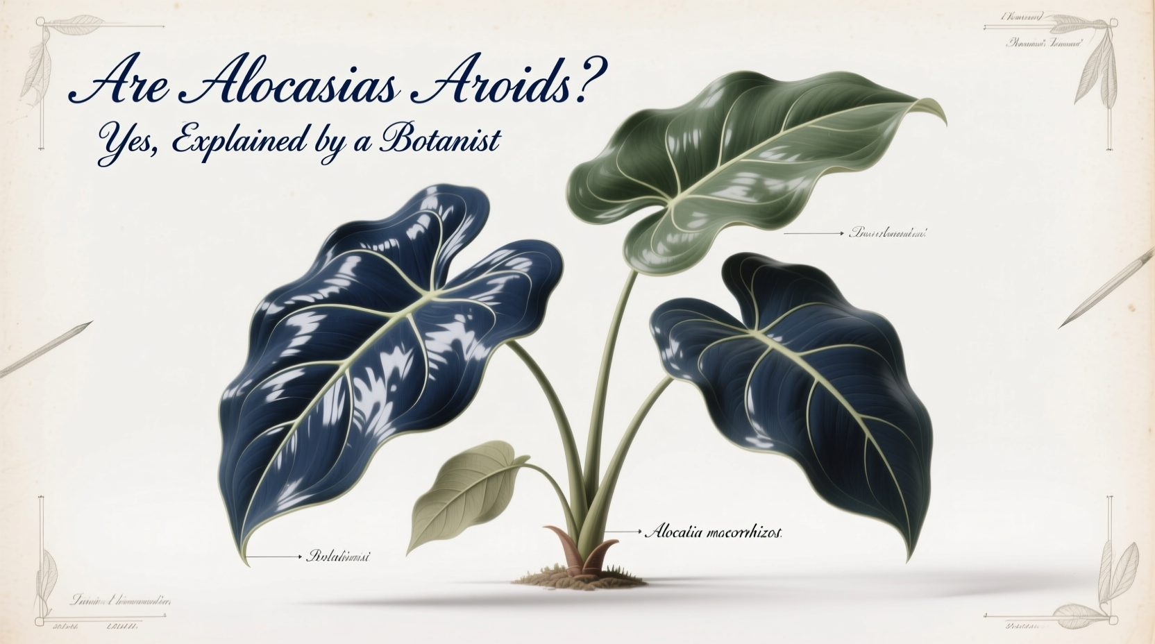 Are Alocasias Aroids? Yes, Explained by a Botanist