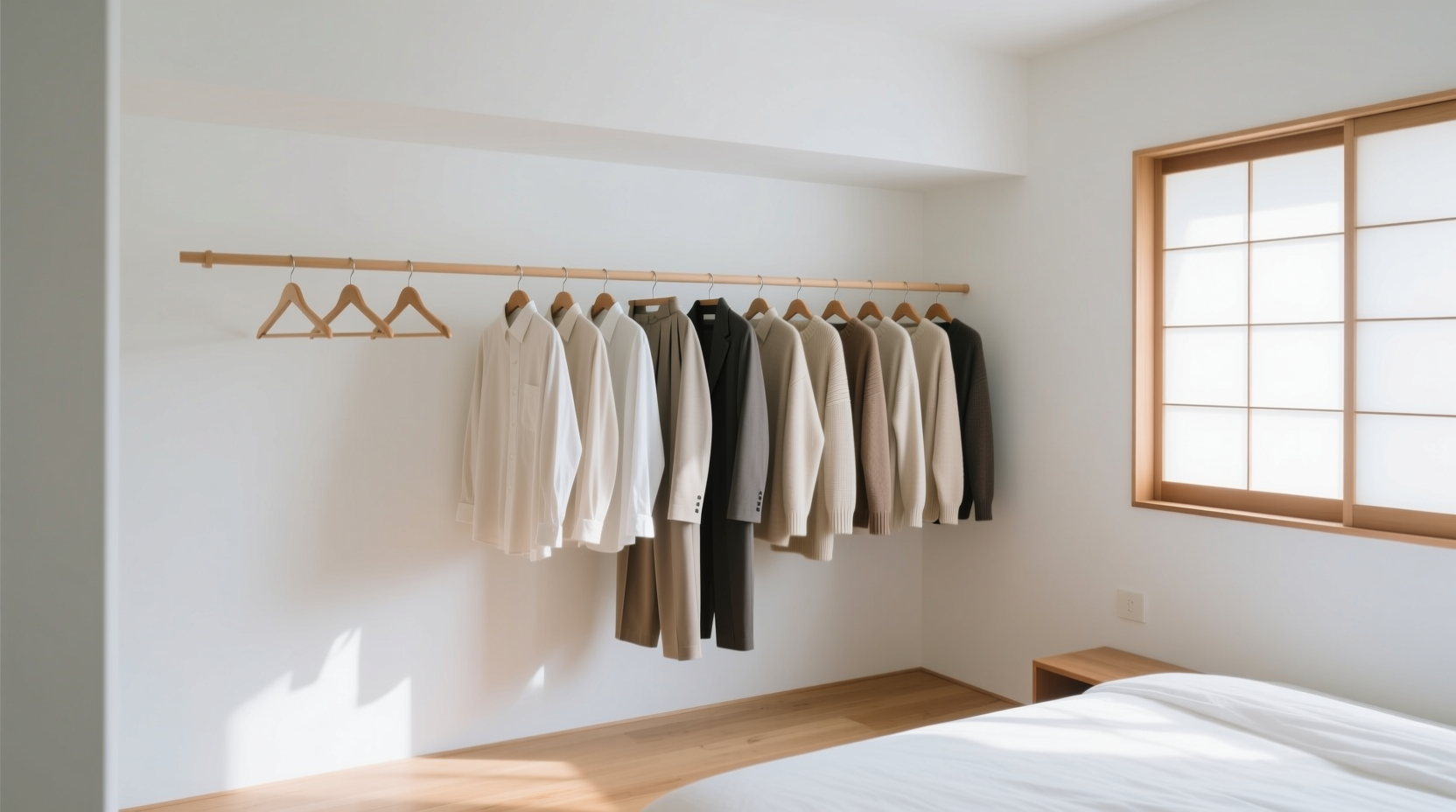 declutter a closet like a minimalist