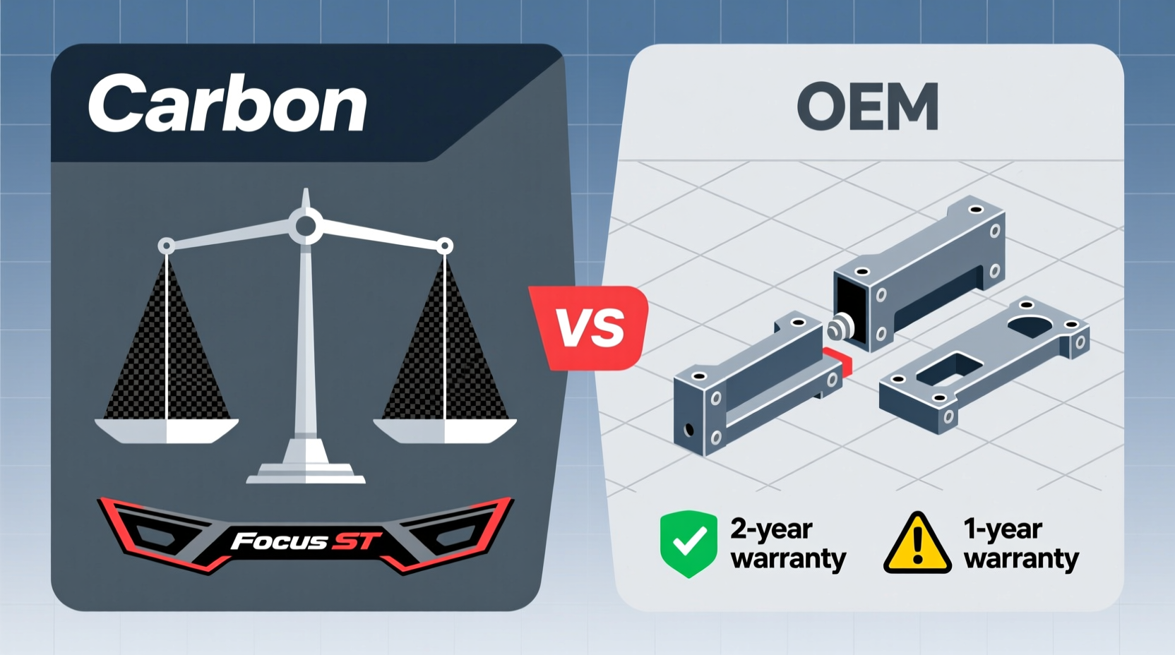 mk3 focus st carbon vs oem