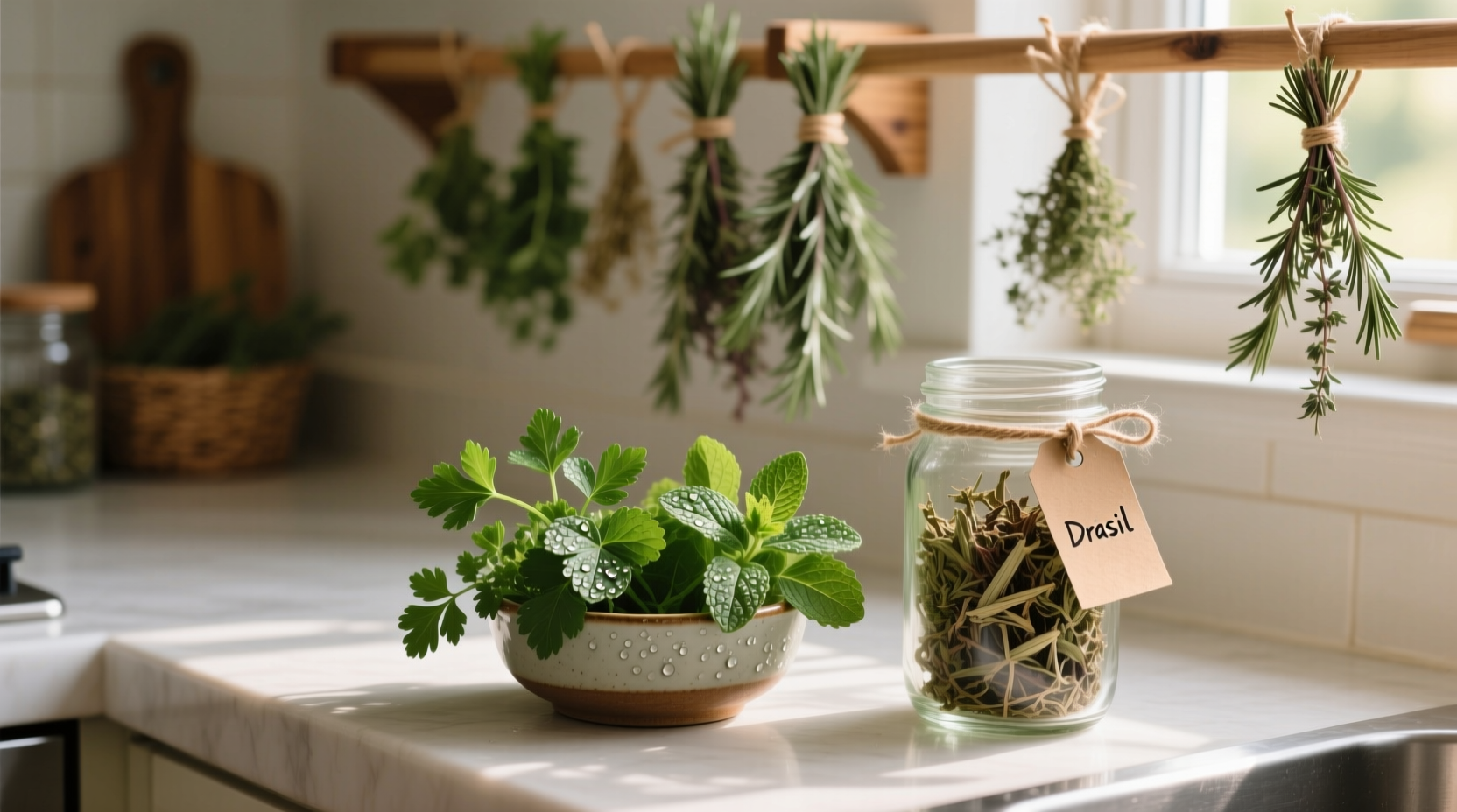 properly dry and store your fresh herbs for year round