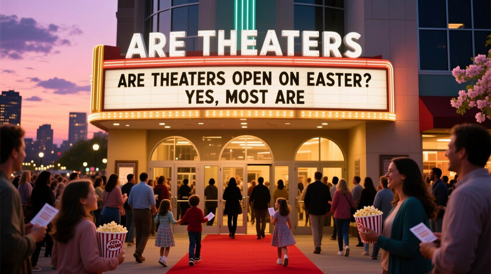 Are Theaters Open on Easter? Yes, Most Are