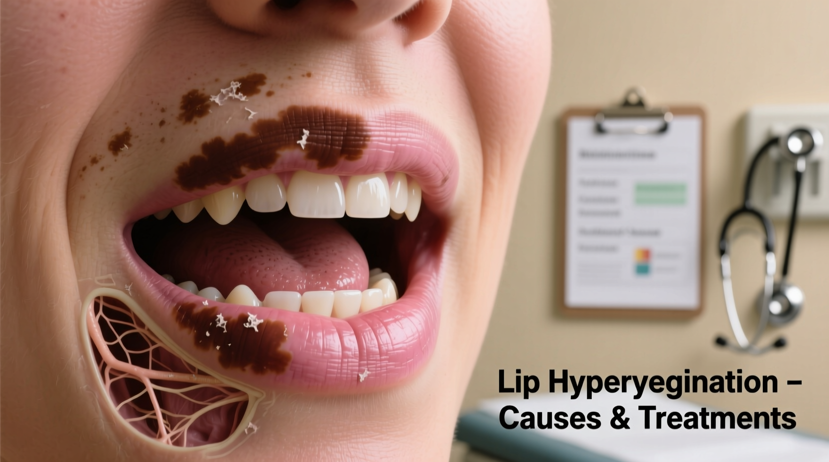 why are my lips turning brown causes treatment options