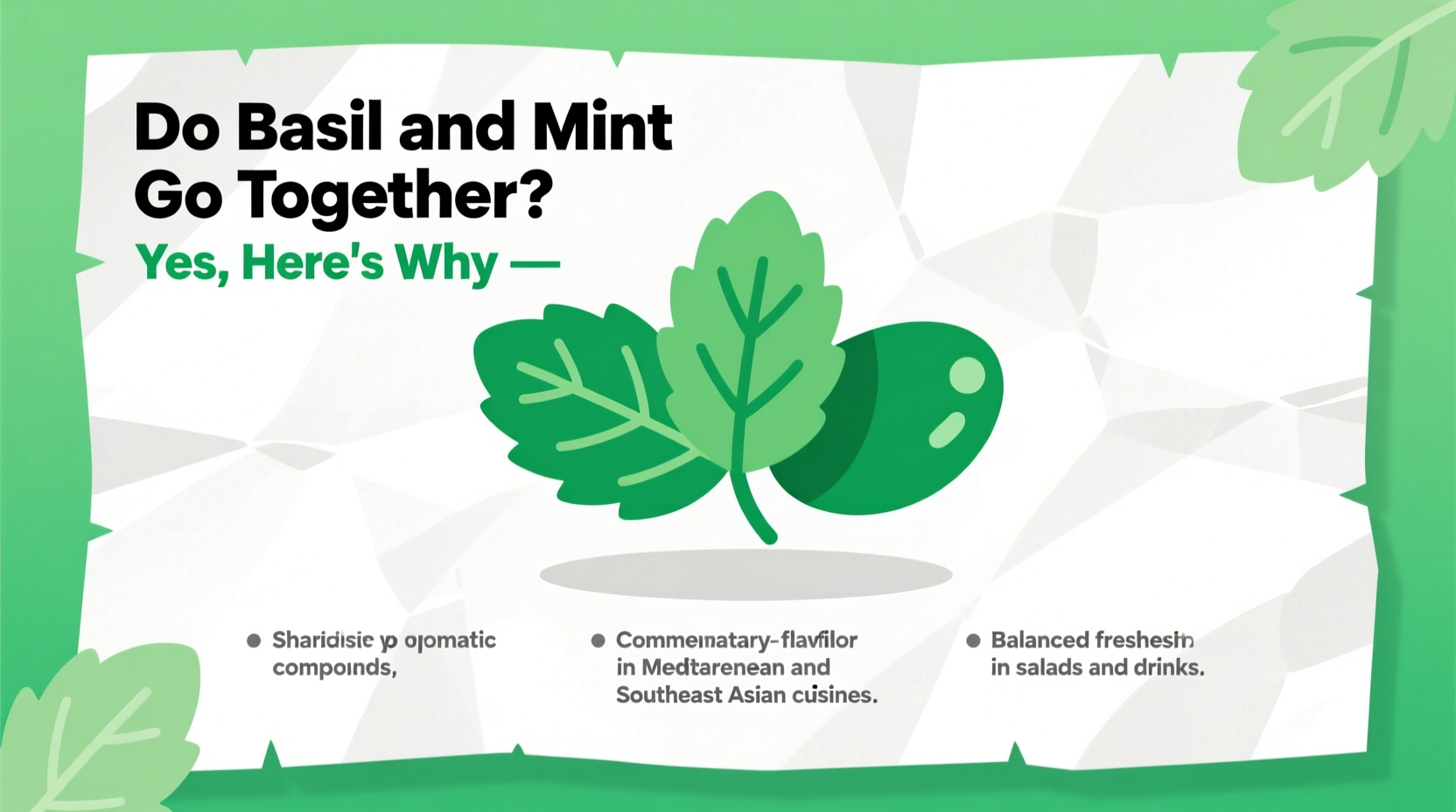 do basil and mint go together