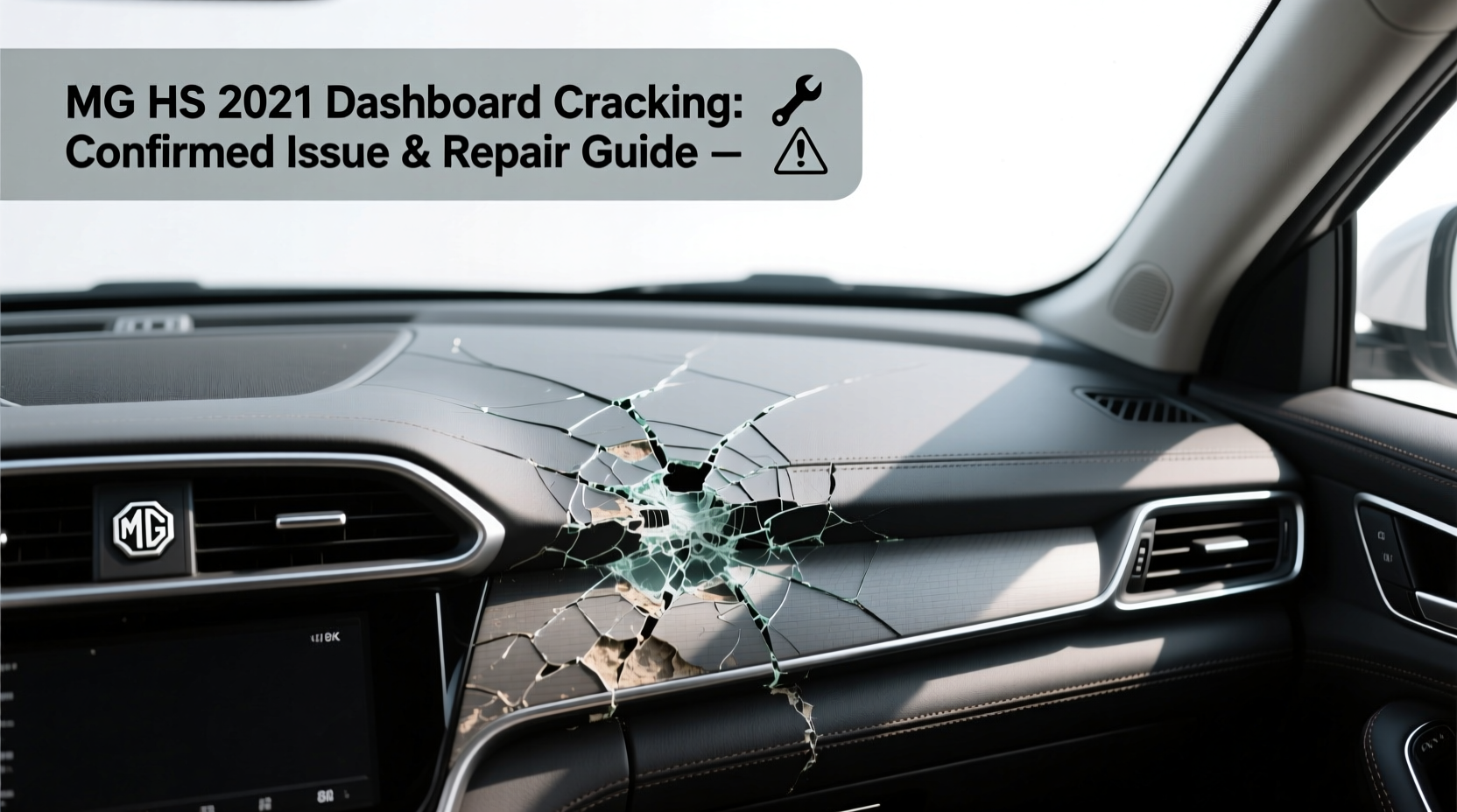 MG HS 2021 Dashboard Cracking: Confirmed Issue & Repair Guide