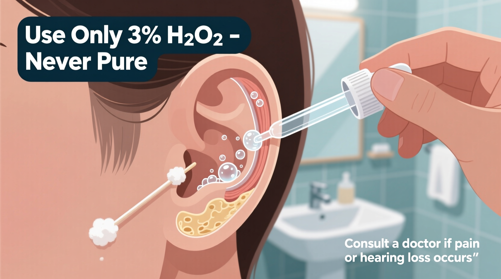 effective and safe methods to clean your ears with hydrogen peroxide at home