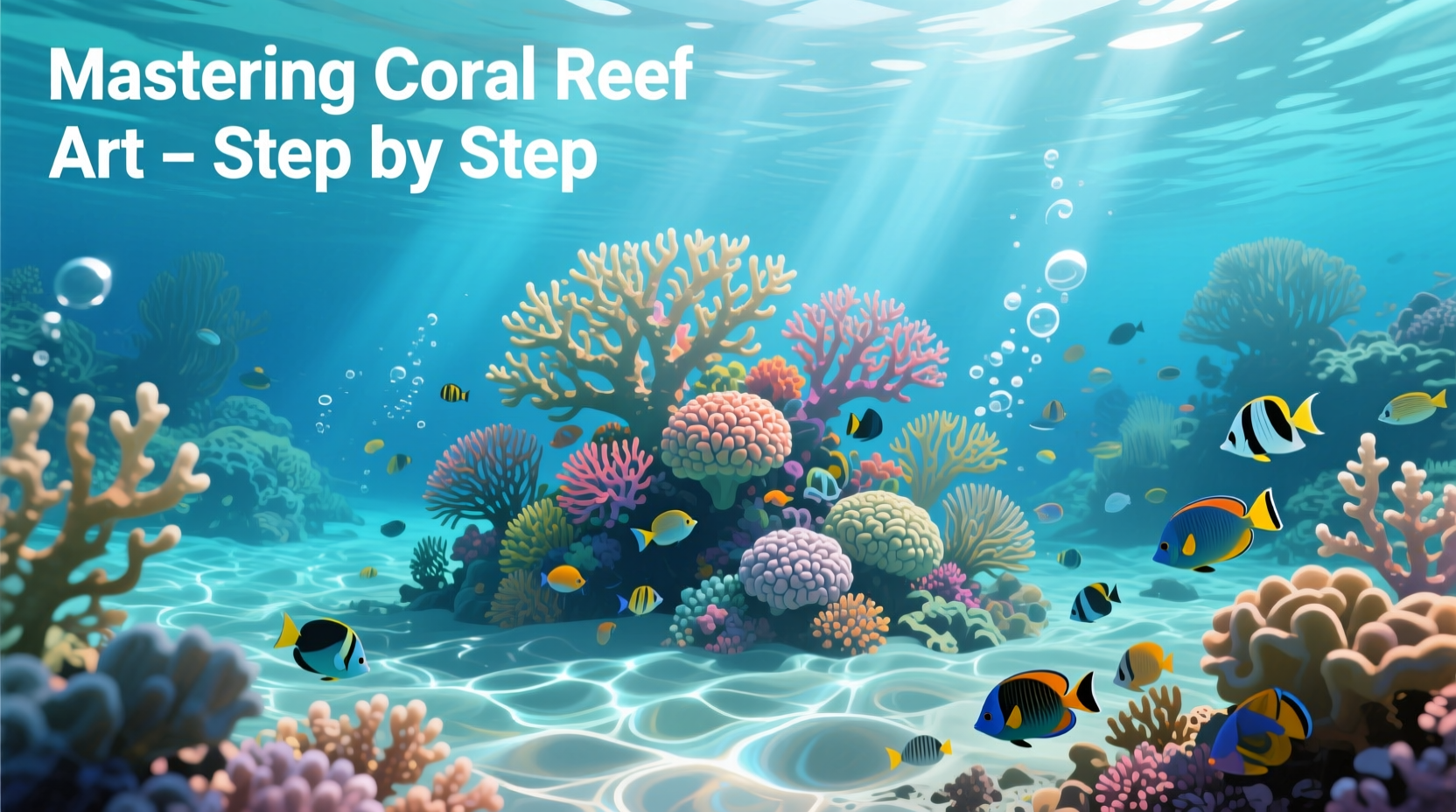 mastering how to draw the coral reef a step by step guide for stunning underwater art