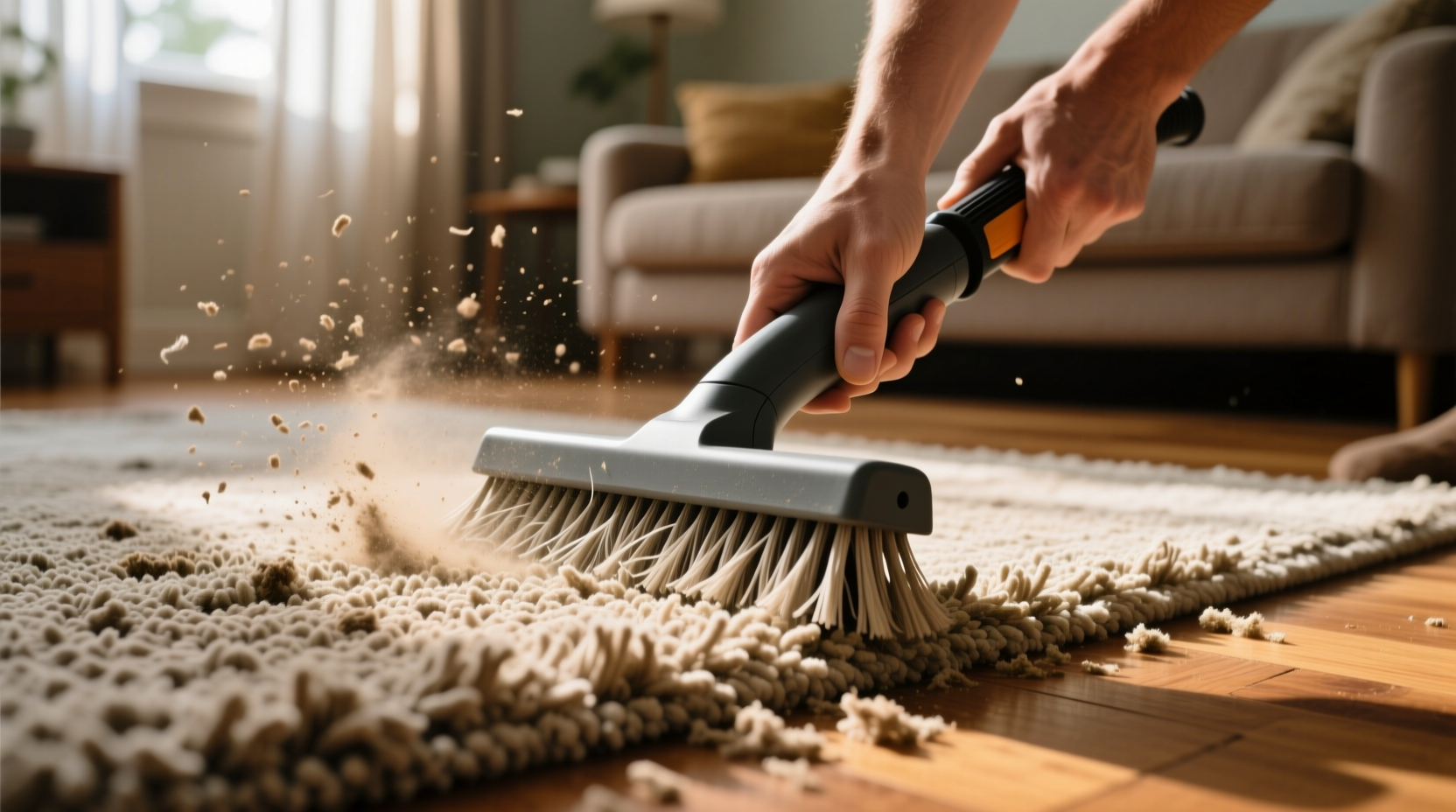 how to make carpet fluffy again