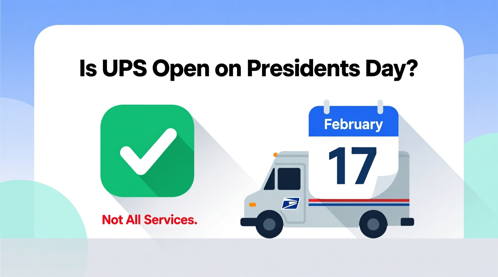 is the usps open on presidents day