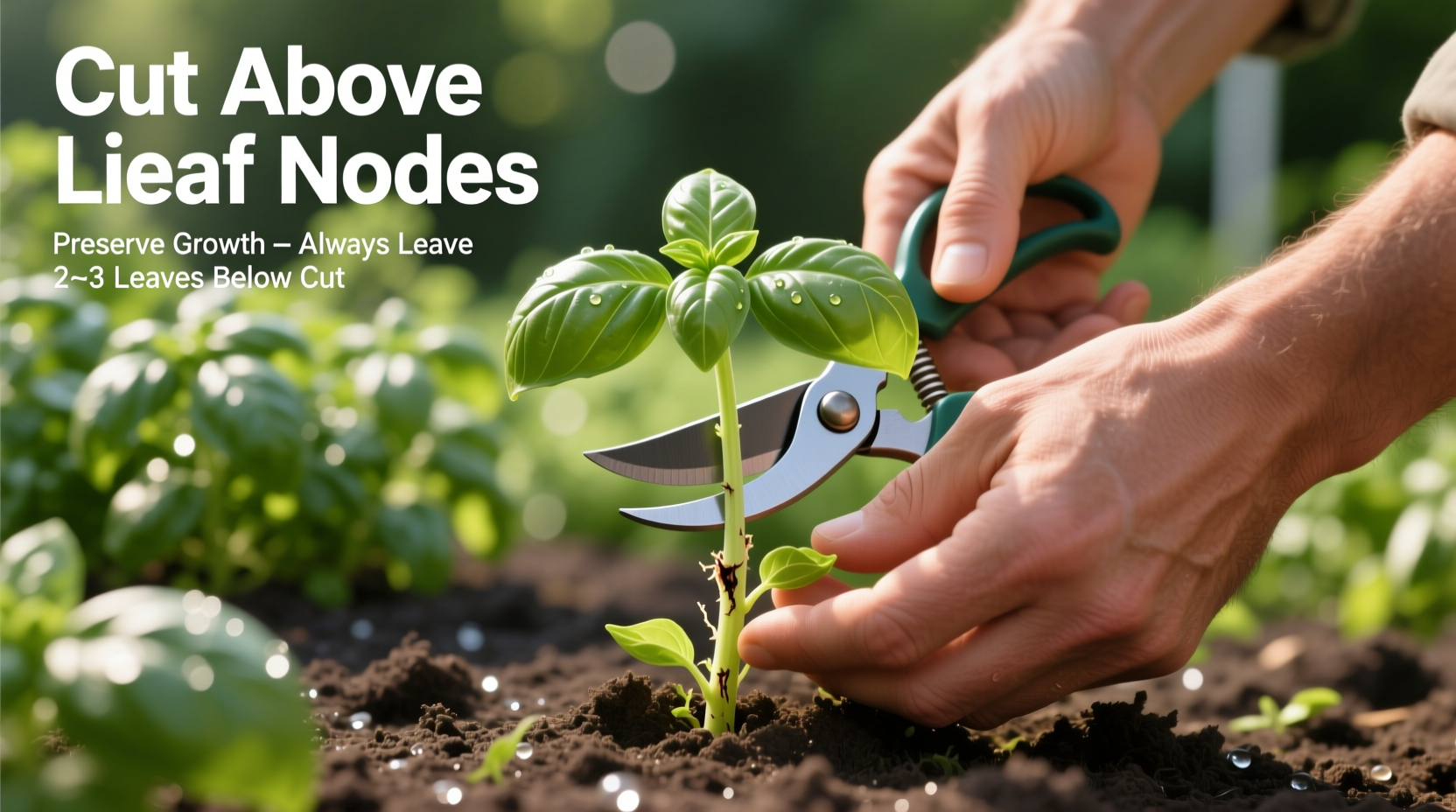 how do you cut basil