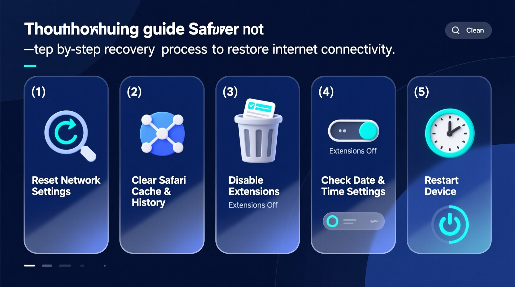 safari not working troubleshooting steps to get back online