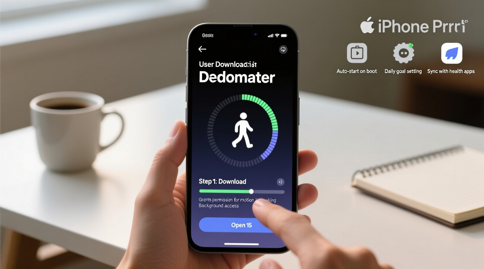 how to easily install and use a pedometer app on your mobile phone for accurate step tracking