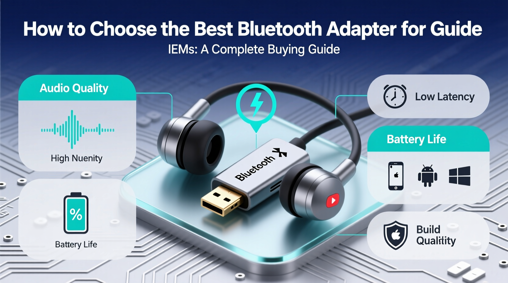 bluetooth adapter iem