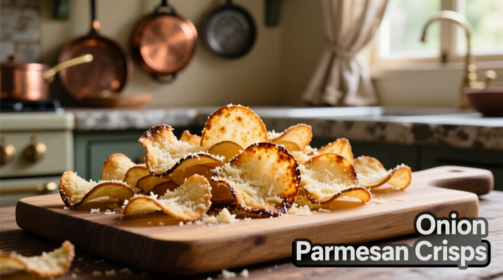 onion parmesan crisps