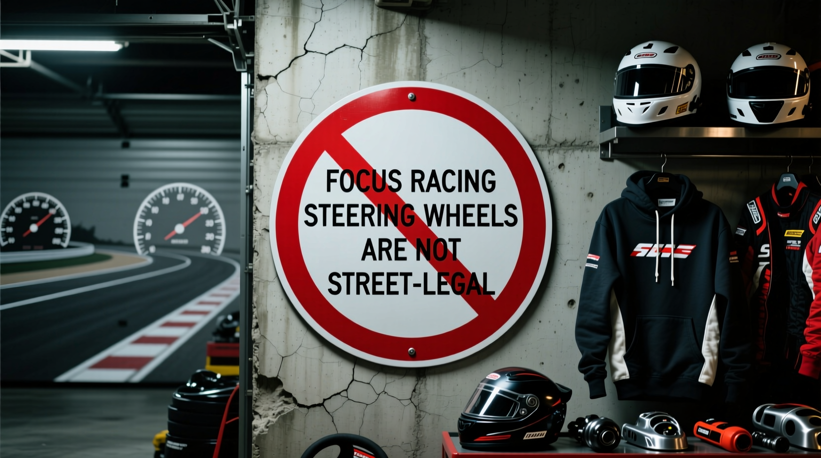 focus racing steering wheel legality
