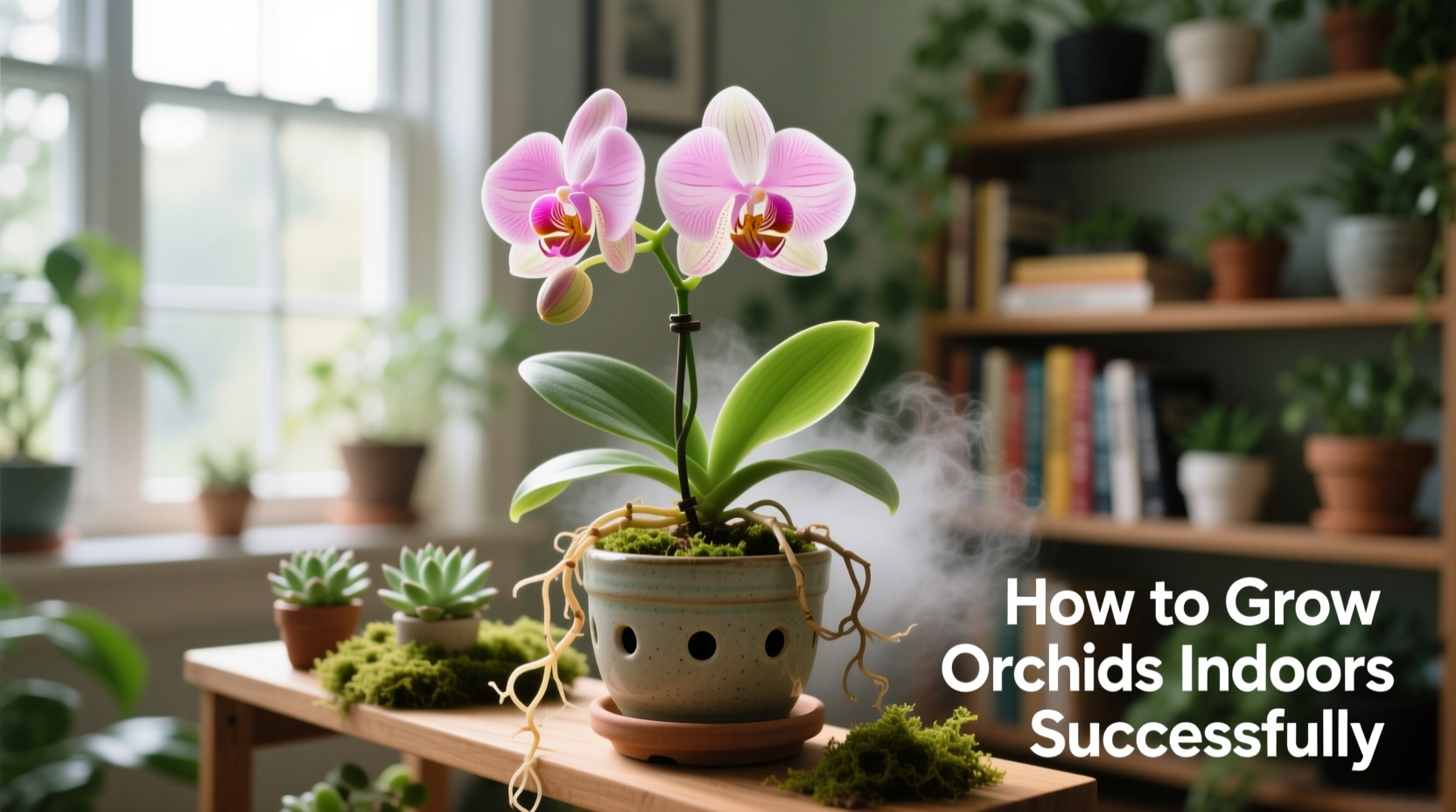 how to grow orchids inside the house