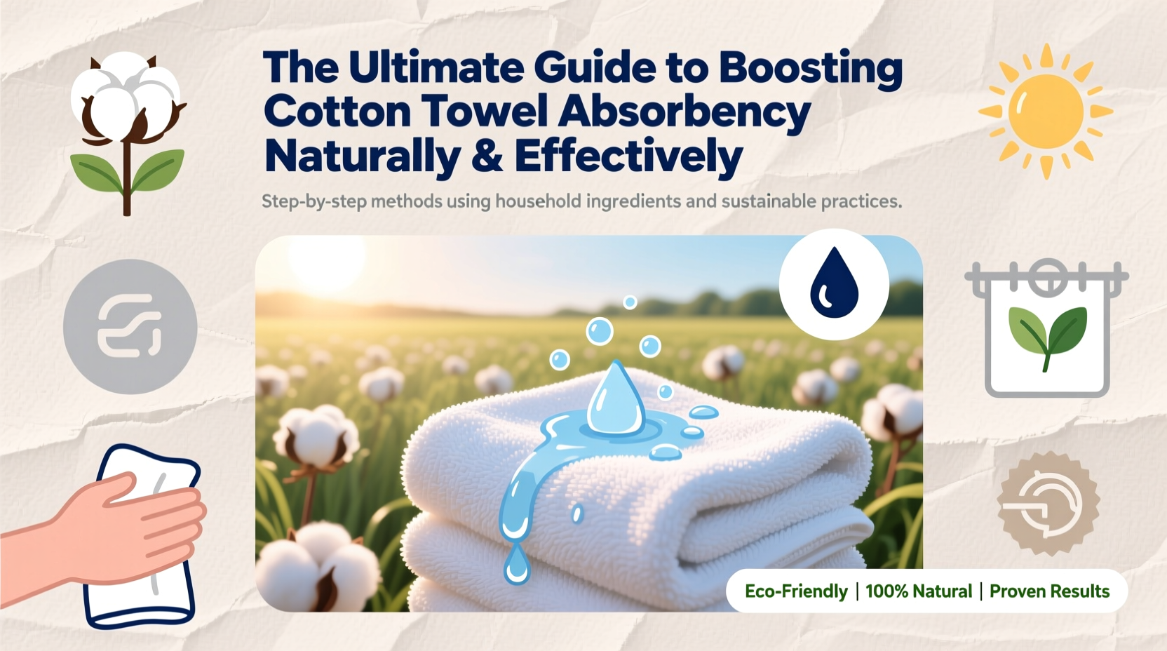 the ultimate guide to boosting cotton towel absorbency naturally and effectively