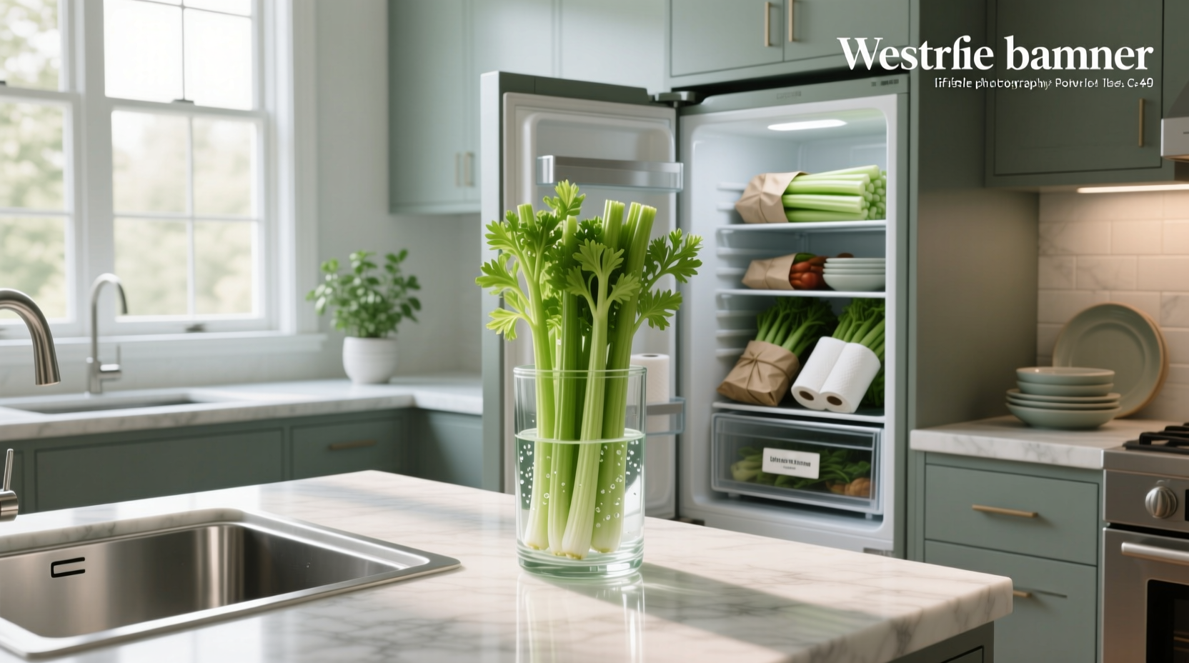 how to store celery in the fridge crisp for weeks