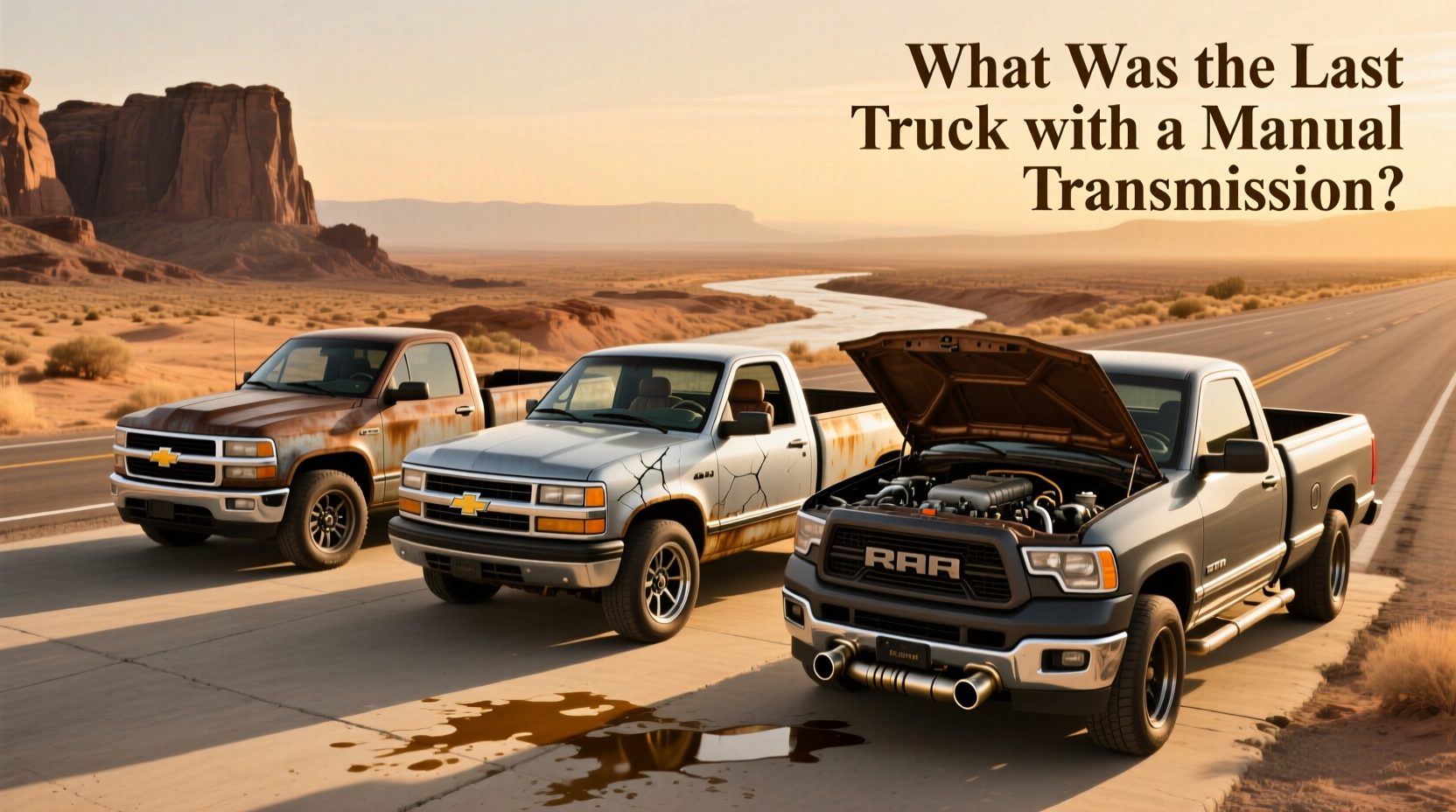 pickup trucks with manual transmission,What was the last truck with a manual transmission?
