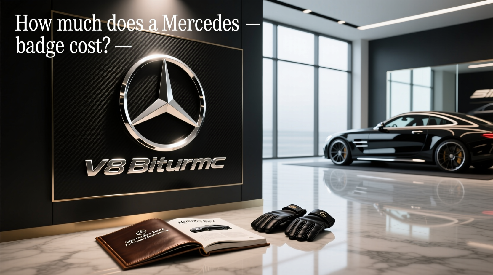 How to Choose V8 BITURBO Emblem, How Much Does a Mercedes Badge Cost?