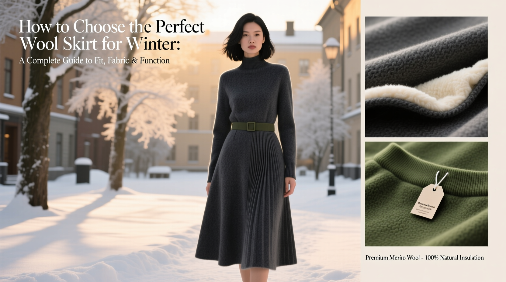 how to choose the perfect wool skirt for winter a complete guide to fit fabric and function