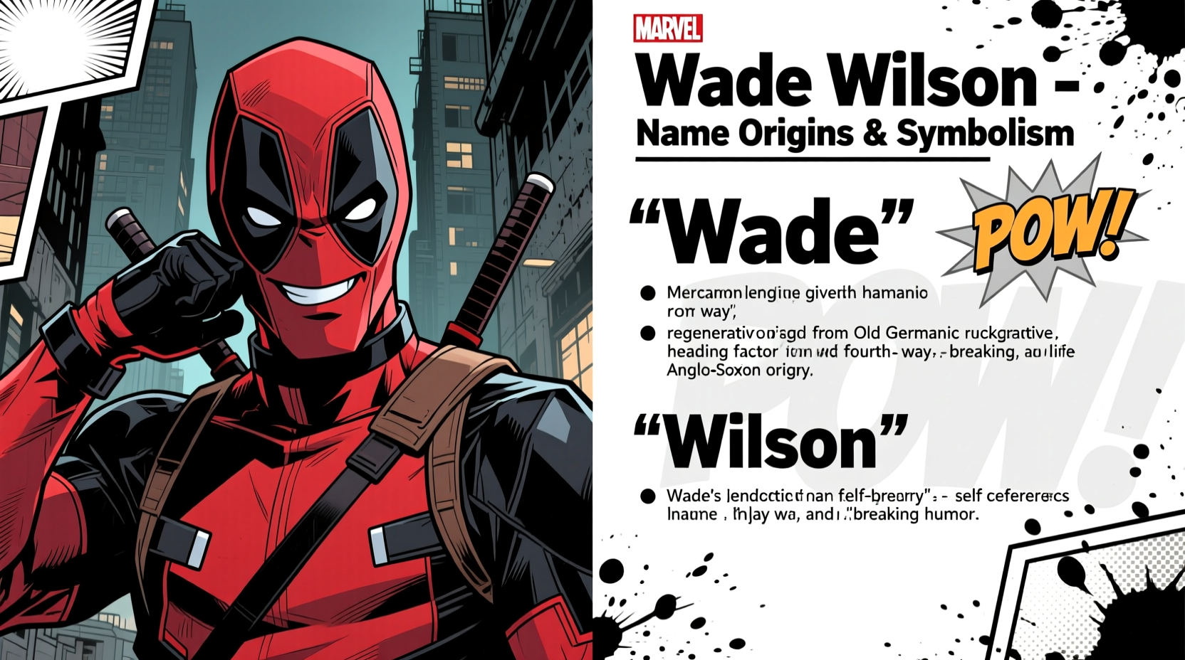 who is wade wilson exploring facts about the name