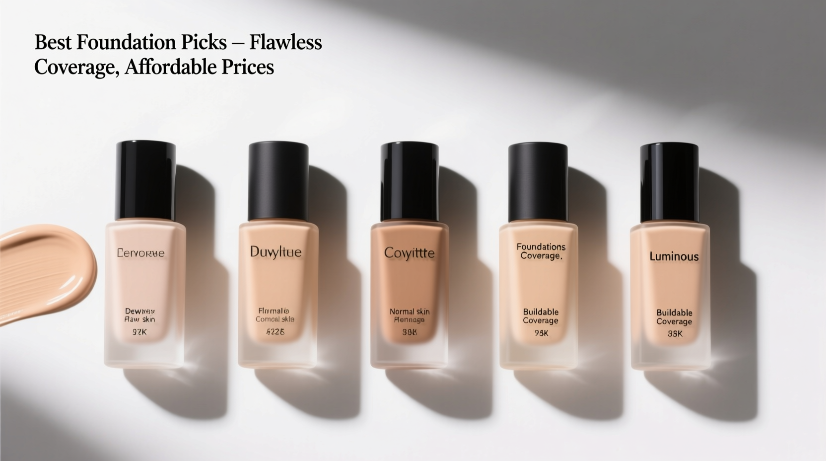 affordable picks for the best foundation normal skin with flawless coverage