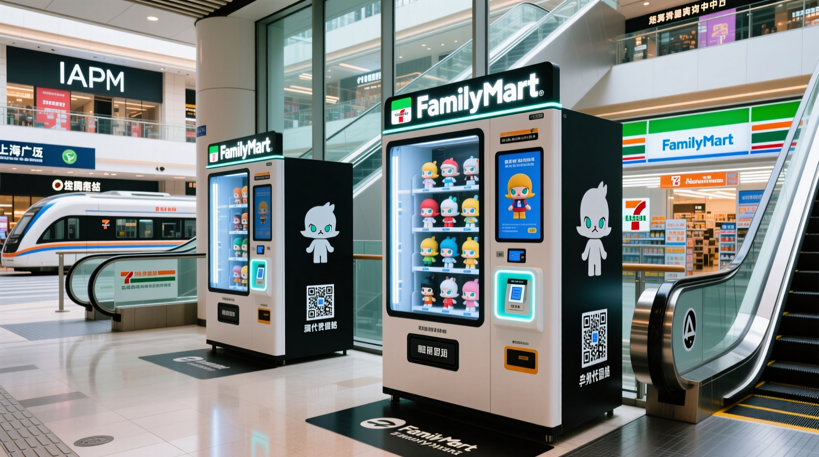 where are pop mart vending machines located