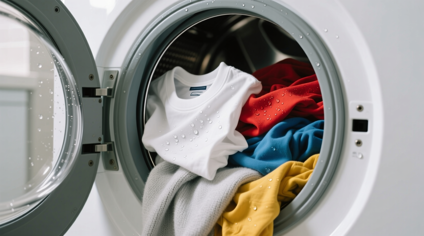 can you wash whites with colors