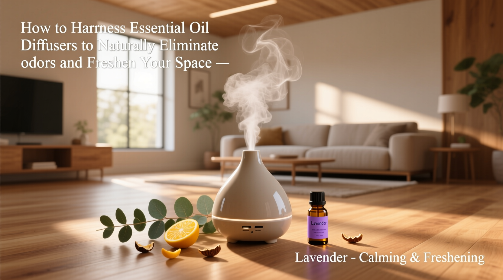 how to harness essential oil diffusers to naturally eliminate odors and freshen your space