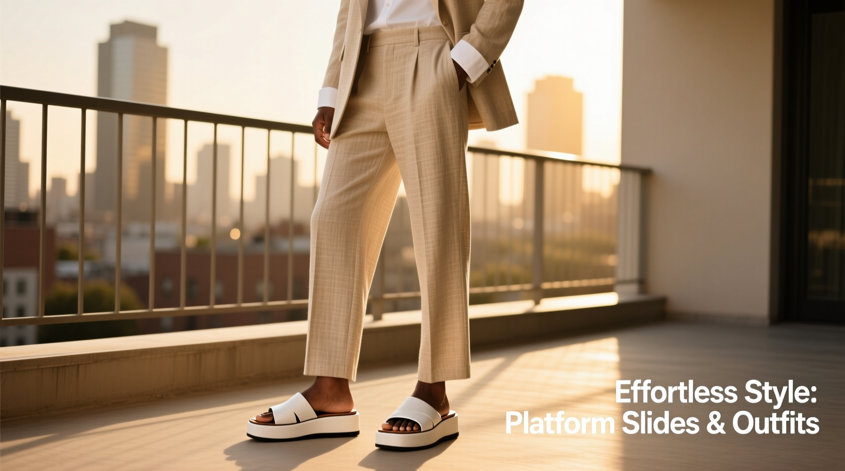 ultimate guide to matching platform slides with outfits for effortless style