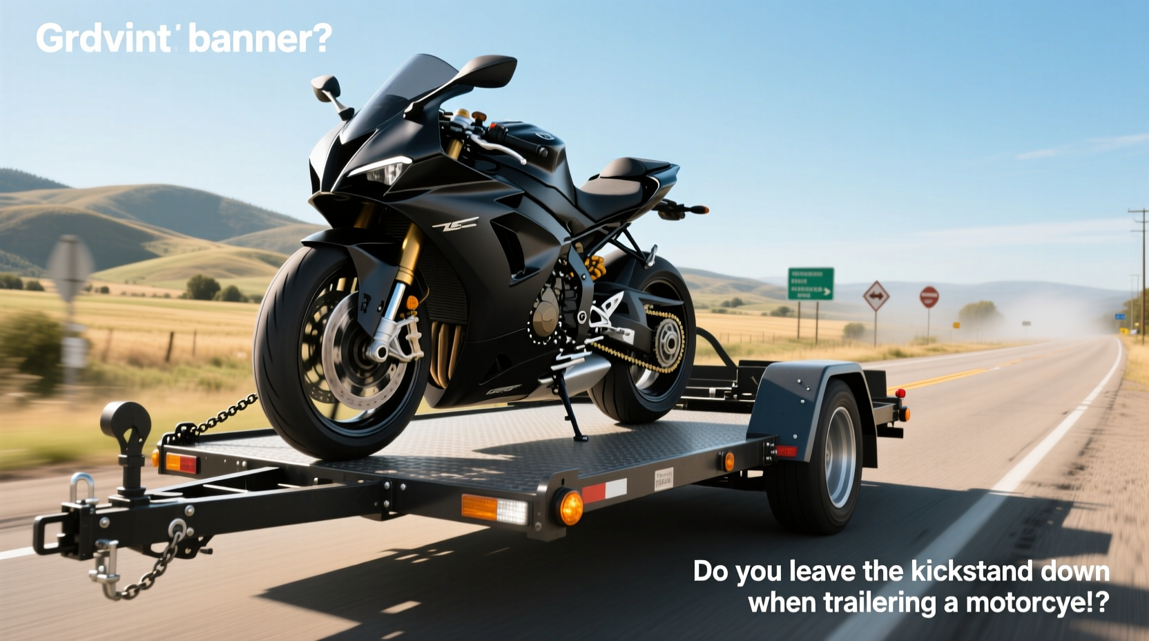 How to Choose a Motorcycle Hauler: Kickstand Use Guide