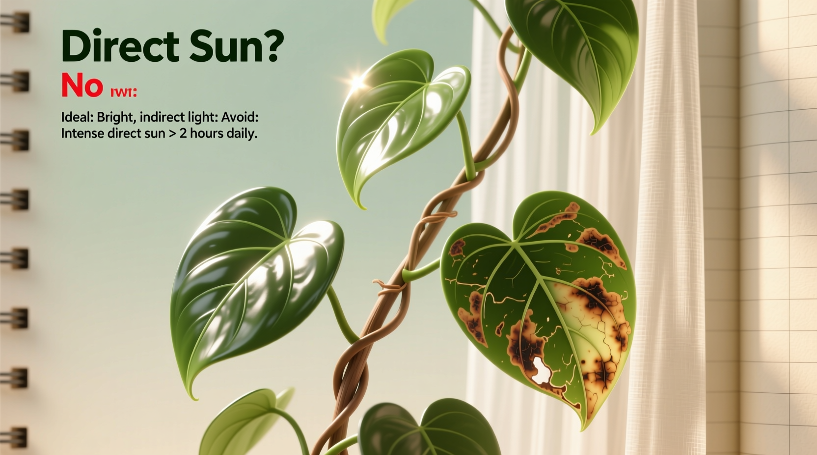 do pothos like direct sun