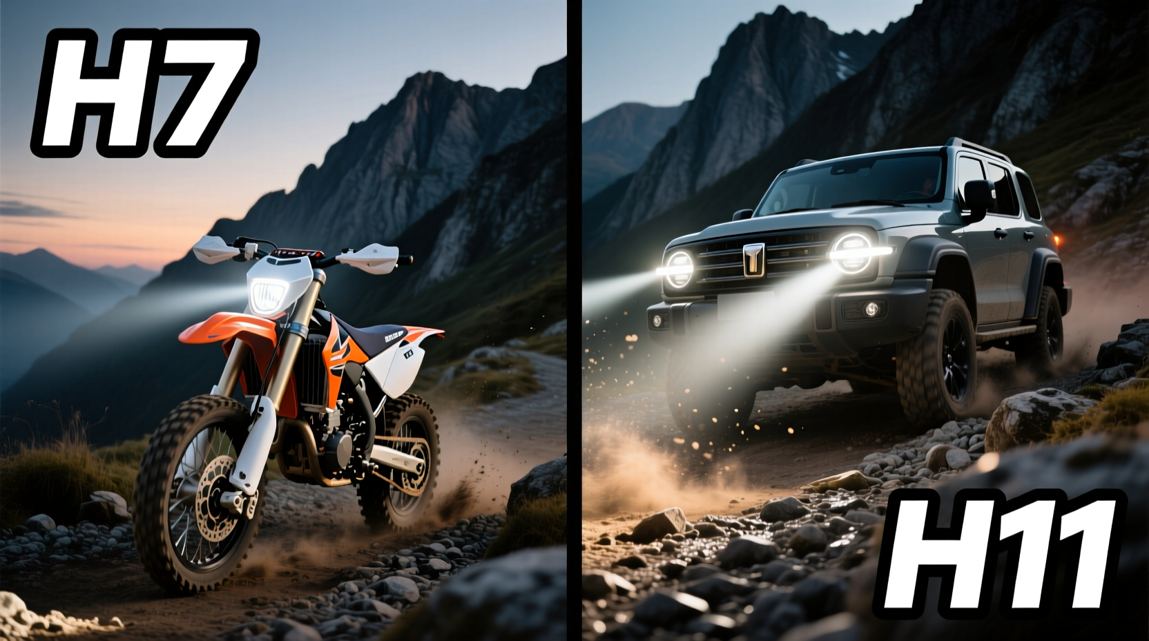 H7 vs H11 for Off-Road: Which Bulb Delivers Better Trail Performance?