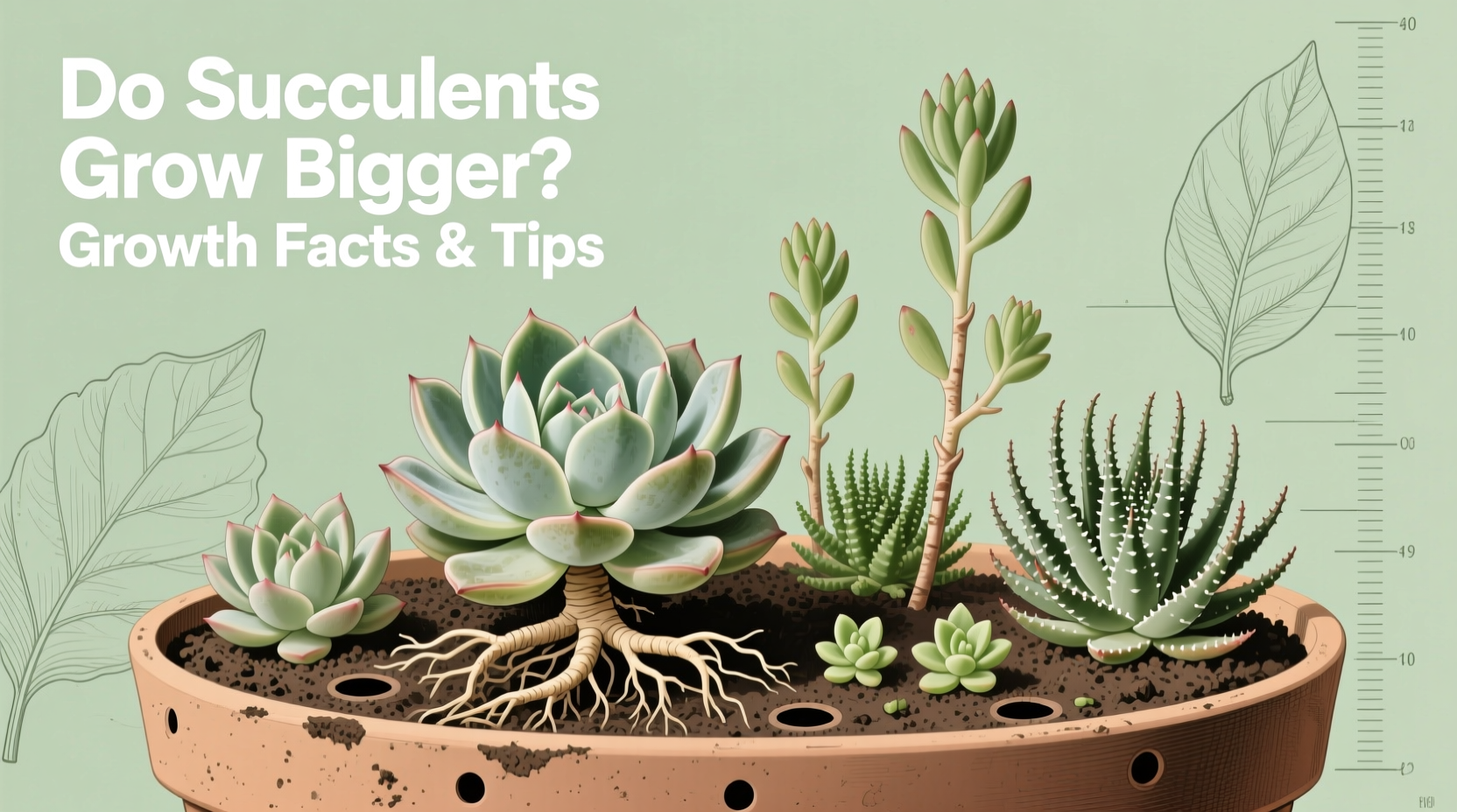 do succulents grow bigger