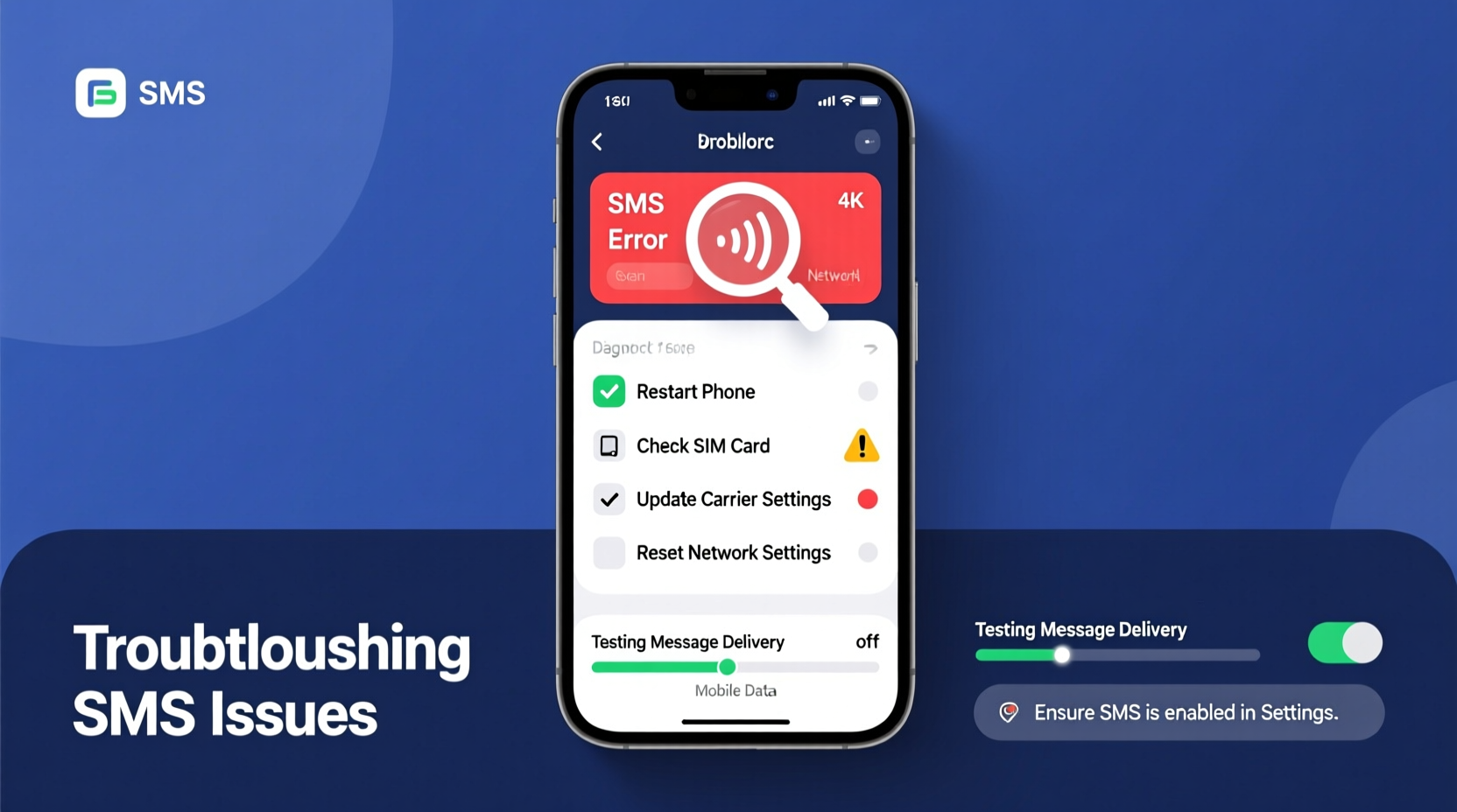 cant send or receive texts troubleshoot fix sms issues