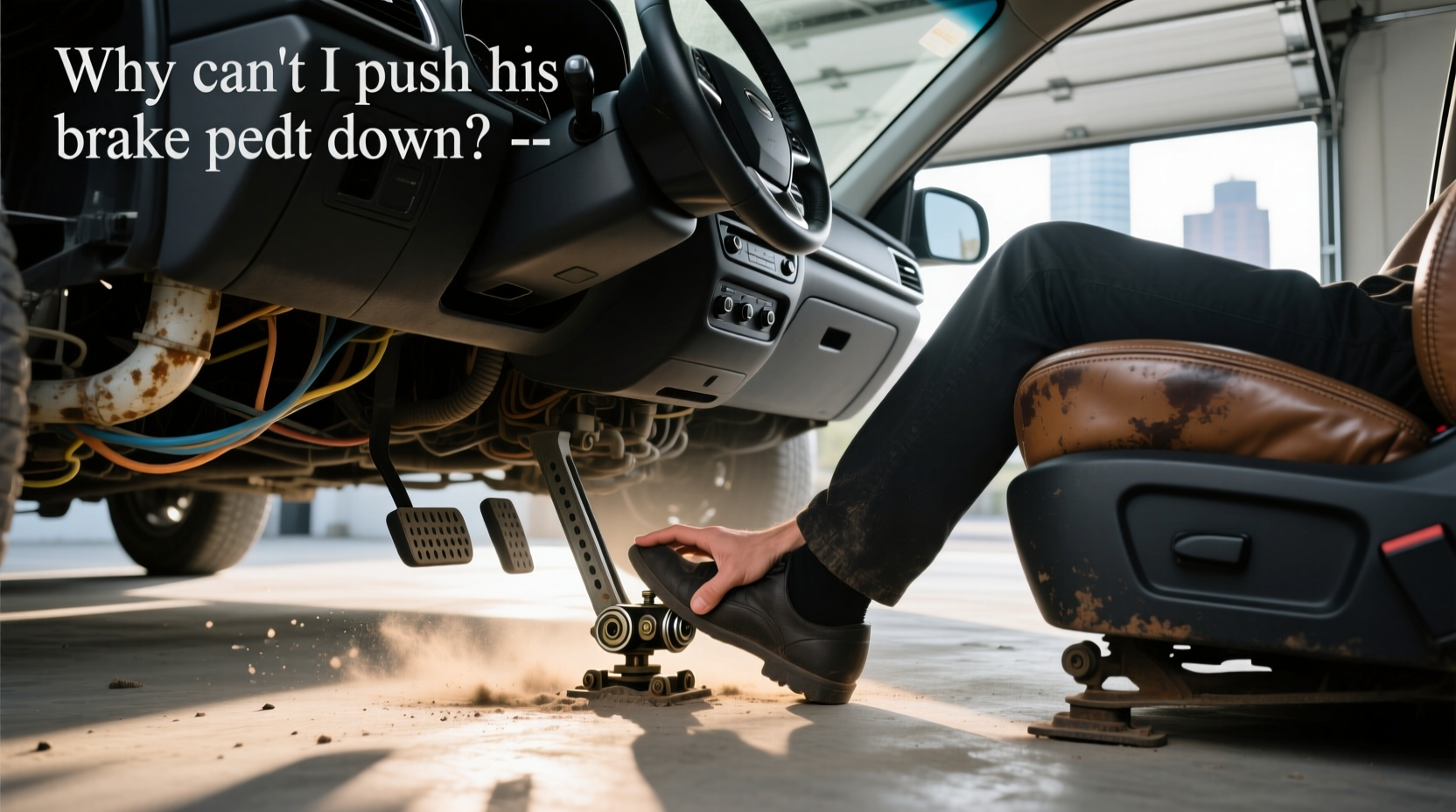 manual car brake pedal lock,Why can't I push my brake pedal down? buying guide
