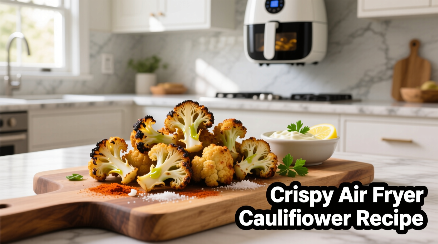 Perfect Air Fryer Cauliflower Recipe in 15 Minutes
