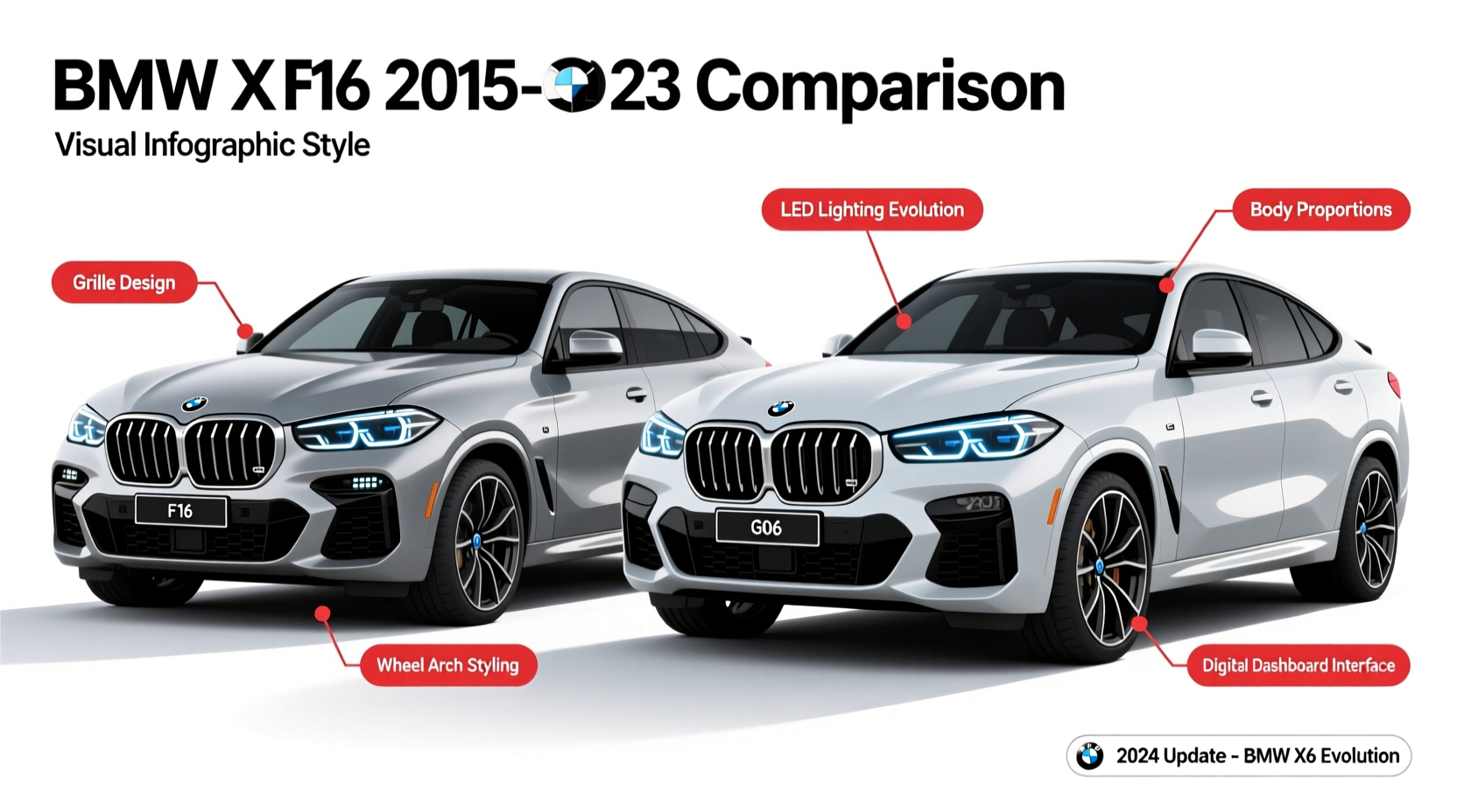 BMW X6 F16 vs G06 Comparison: Key Differences Explained