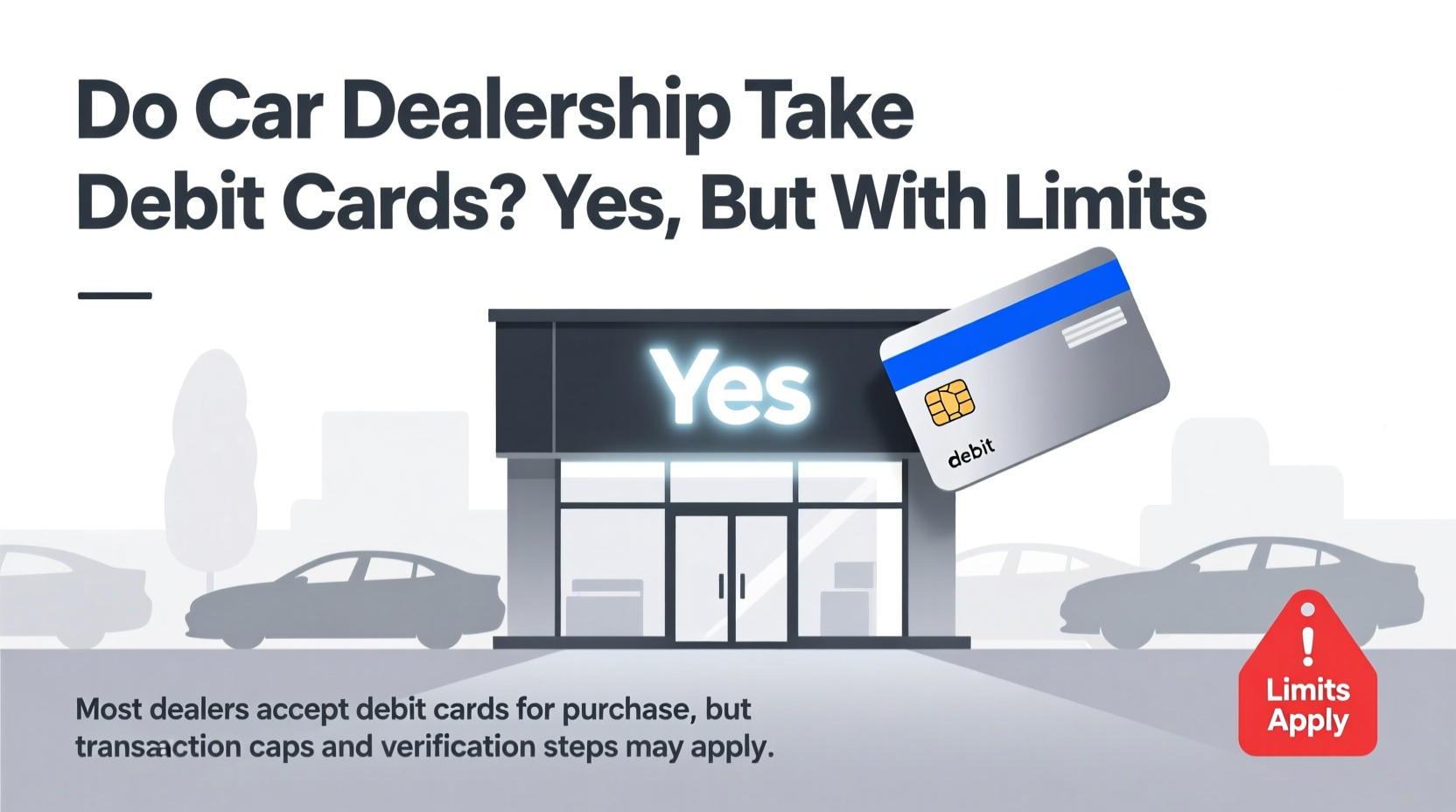 do car dealerships take debit cards